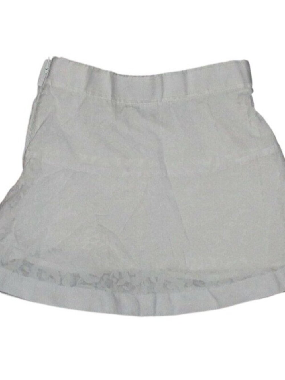 Janie And Jack 3 3T White Skirt Easter Lined Floral Bell Blue Belle Adj Waist